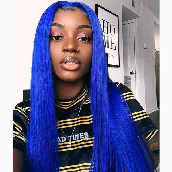613 blue hair glueless 13x6 lace front human hair wigs pre plucked hairline full lace wigs with baby hair bleached knots, Black;brown
613 blue hair glueless 13x6 lace front human hair wigs pre plucked hairline full lace wigs with baby hair bleached knots, Black;brown