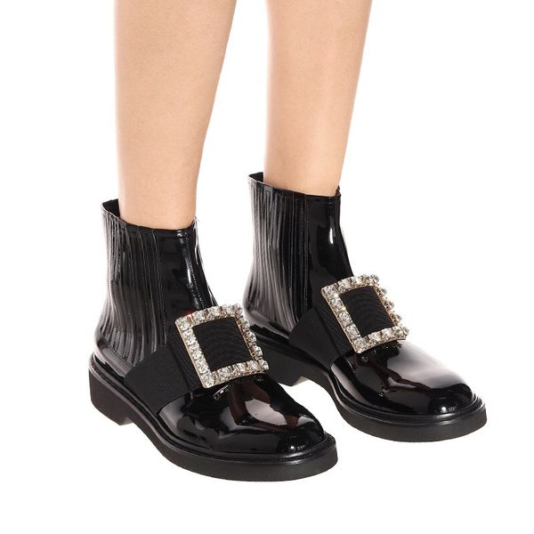 2020 fashion diamond boot women ankle boots winter elastic booties leather women's low heel shoes female footwear, Black
2020 fashion diamond boot women ankle boots winter elastic booties leather women's low heel shoes female footwear, Black