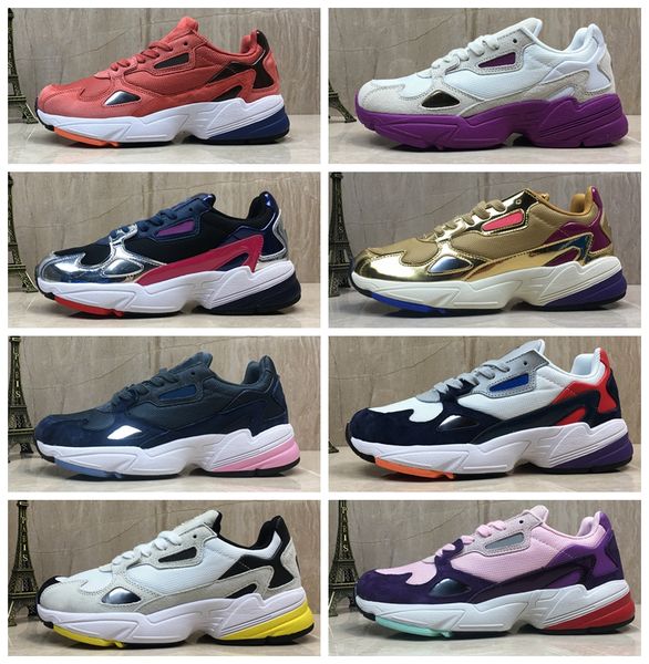 2019 New Falcon Asphalt Gold Purple Pink Mens Women Running Shoes for AAA+ quality Man trainers Sliver Chaussure Sports Sneakers Size 36-45
2019 New Falcon Asphalt Gold Purple Pink Mens Women Running Shoes for AAA+ quality Man trainers Sliver Chaussure Sports Sneakers Size 36-45