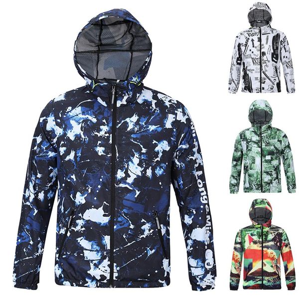mens coat fashion printed jackets mountaineering long sleeve hooded waterproof jacket spring autumn zipper jacket, Blue;black
mens coat fashion printed jackets mountaineering long sleeve hooded waterproof jacket spring autumn zipper jacket, Blue;black