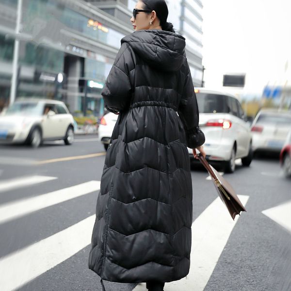 genuine women 2020 real leather jacket sheepskin hooded long winter coat jaqueta de couro xs12d22-16 yy852, Black
genuine women 2020 real leather jacket sheepskin hooded long winter coat jaqueta de couro xs12d22-16 yy852, Black