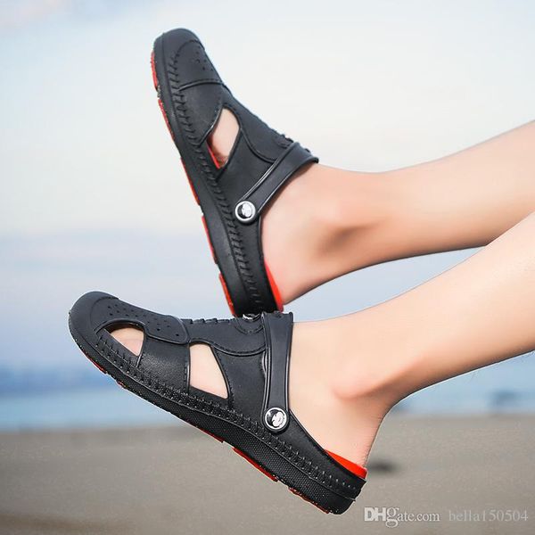 designer jelly slippers brand new summer men hollow out sandals flip-flops beach slippers shoes hollow out beach slippers, Black
designer jelly slippers brand new summer men hollow out sandals flip-flops beach slippers shoes hollow out beach slippers, Black