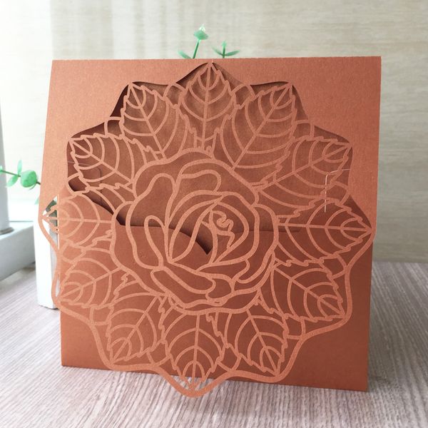 20pcs /lot beautiful ross hollow laser cut nice wedding invitation cards high-end elegant engagements ceremony invitation festival greeting, Black
20pcs /lot beautiful ross hollow laser cut nice wedding invitation cards high-end elegant engagements ceremony invitation festival greeting, Black