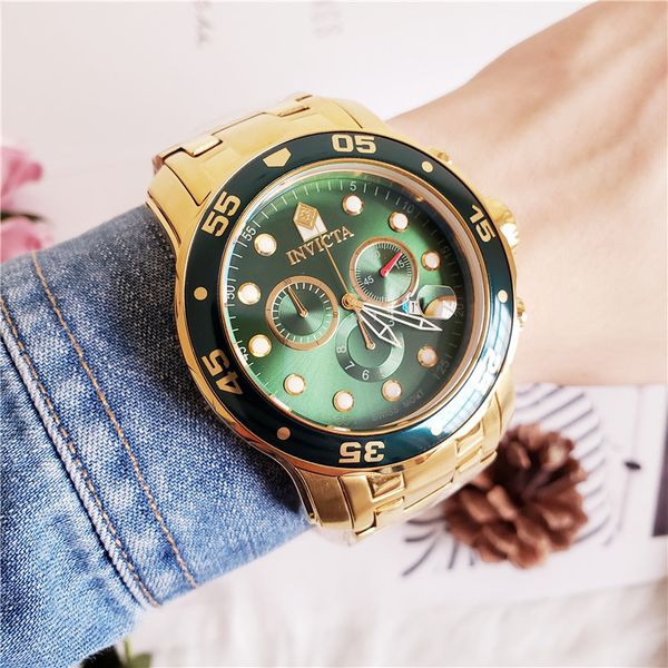 royal oak invicta sports casual quartz men's watch steel belt folding buckle large dial ing, Slivery;brown
royal oak invicta sports casual quartz men's watch steel belt folding buckle large dial ing, Slivery;brown