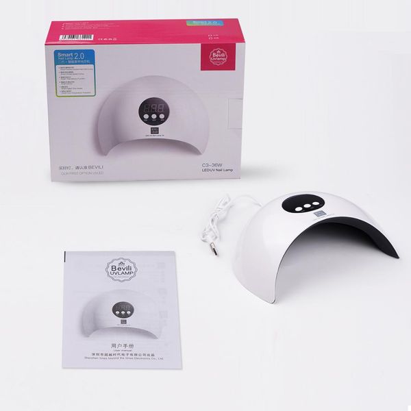 36w uv led nail gel lamp uv nail curing art dryer manicure 30/60/99 s quick infrared sensor dry machine tools
36w uv led nail gel lamp uv nail curing art dryer manicure 30/60/99 s quick infrared sensor dry machine tools