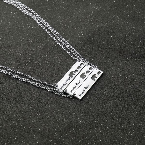 hip hop chain jewelry letter pendant necklace animal jewelry mama bear necklace mother's day gift baby shower gift for mom, Silver
hip hop chain jewelry letter pendant necklace animal jewelry mama bear necklace mother's day gift baby shower gift for mom, Silver