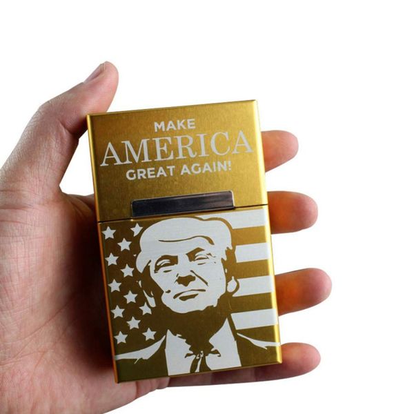 2019 1pc trump smoking cigarettes aluminum cigarette case pocket storage gift car ornaments
2019 1pc trump smoking cigarettes aluminum cigarette case pocket storage gift car ornaments