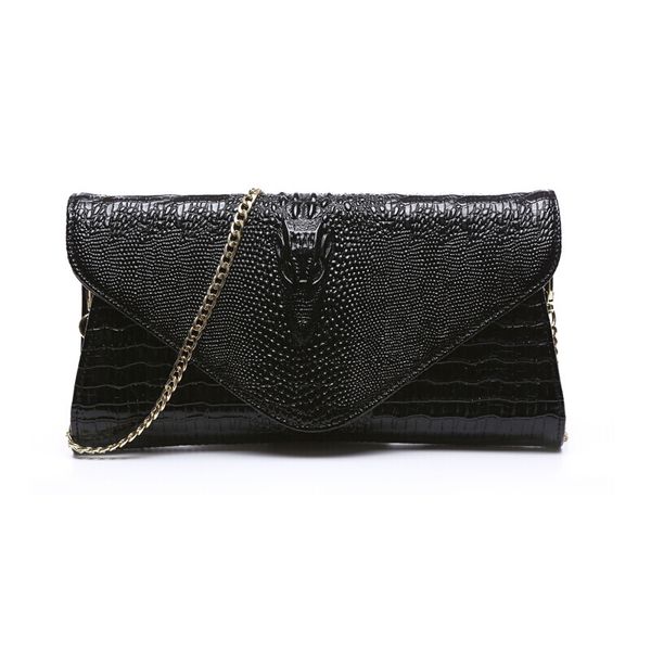 womens genuine leather clutch bags alligator pattern luxury cowhide ladies party envelope purse chain shoulder bag
womens genuine leather clutch bags alligator pattern luxury cowhide ladies party envelope purse chain shoulder bag