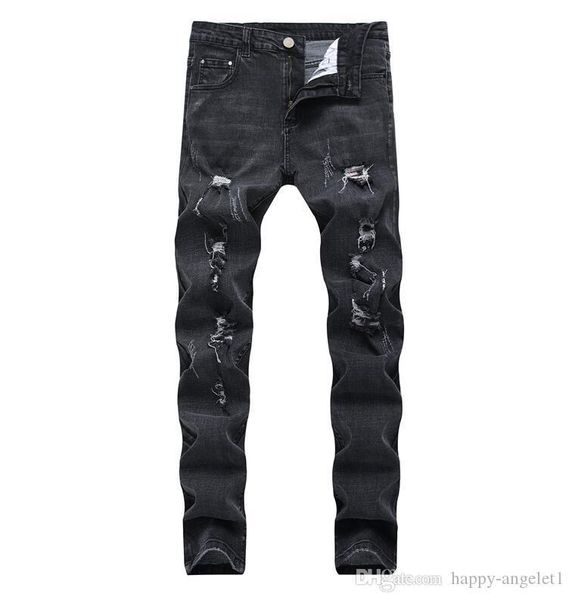 мужчины черные джинсы 2019 мужчины одежда новое прибытие slim fit stretch рваные джинсы мода мужские джинсы street огорчил джинсовые брюки, Blue
мужчины черные джинсы 2019 мужчины одежда новое прибытие slim fit stretch рваные джинсы мода мужские джинсы street огорчил джинсовые брюки, Blue