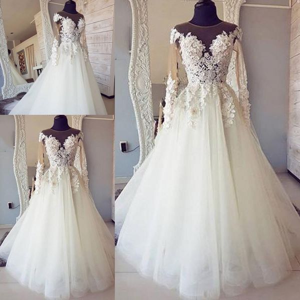 Ball Gown Bridal Gowns Lace Long Sleeve Boho Wedding Dresses Plus Size Country Style Bridal Dress vestidos de novia robes de mariée
Ball Gown Bridal Gowns Lace Long Sleeve Boho Wedding Dresses Plus Size Country Style Bridal Dress vestidos de novia robes de mariée