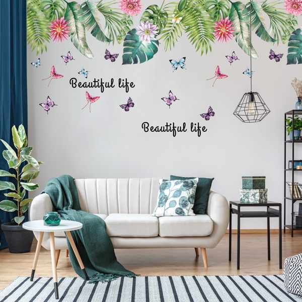 tropical palm leaves wall stickers for living room bedroom kids room wall decals baseboard decor sticker diy colorful art
tropical palm leaves wall stickers for living room bedroom kids room wall decals baseboard decor sticker diy colorful art