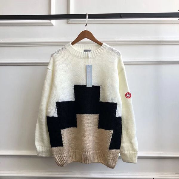 version cavempt ziggurant knit sweaters women men pullovers cav empt c.e round neck men geometry printed oversized sweaters, White;black
version cavempt ziggurant knit sweaters women men pullovers cav empt c.e round neck men geometry printed oversized sweaters, White;black