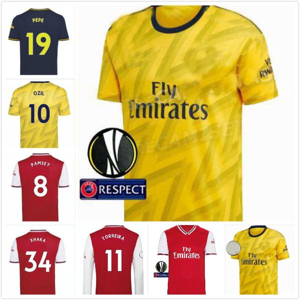 19 20 pepe tierney henry guendouzi nicolas men kids arsen sets uniforms 2019 2020 football kits soccer jersey football shirt soccer, Black;yellow
19 20 pepe tierney henry guendouzi nicolas men kids arsen sets uniforms 2019 2020 football kits soccer jersey football shirt soccer, Black;yellow