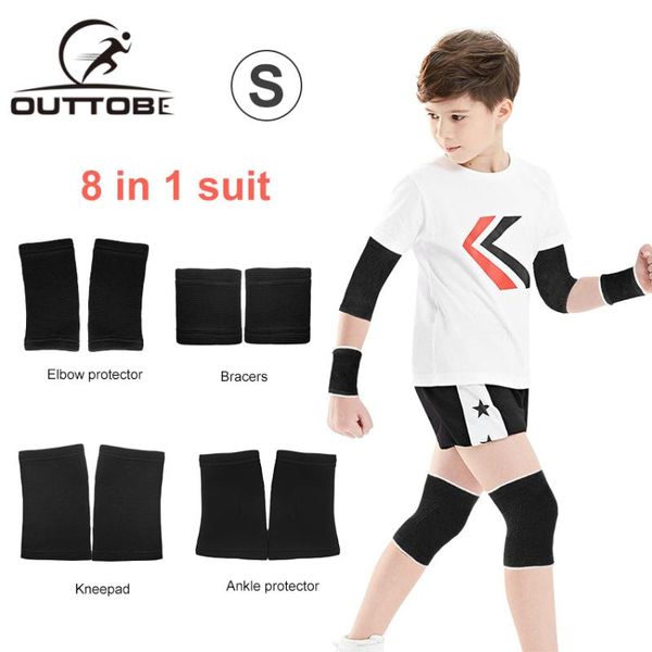 outtobe 8pcs kids sports gear wrist ankle brace knee pads support compression elbow palm protection wrist sleeve protective gear, Black;gray
outtobe 8pcs kids sports gear wrist ankle brace knee pads support compression elbow palm protection wrist sleeve protective gear, Black;gray
