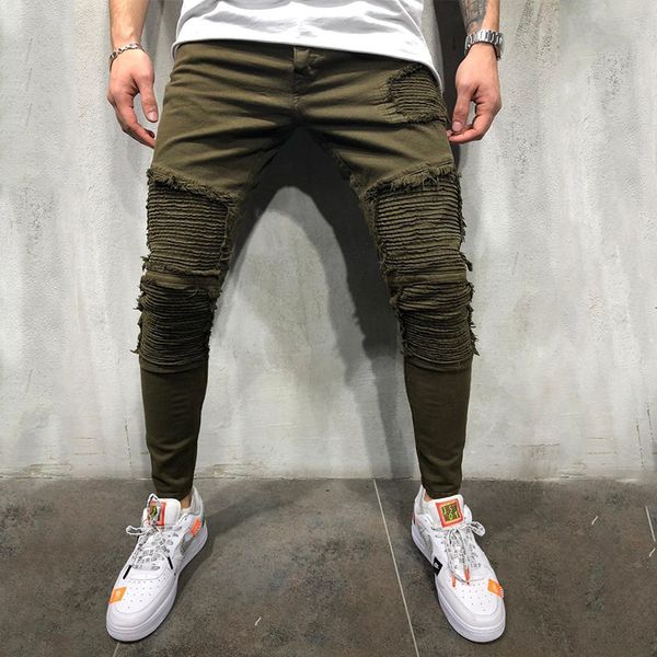 isurvivor 2019 men ripped hole denim jeans pencil pants trousers sweatpants hombre male casual fashion skinny pants streetwear, Blue
isurvivor 2019 men ripped hole denim jeans pencil pants trousers sweatpants hombre male casual fashion skinny pants streetwear, Blue