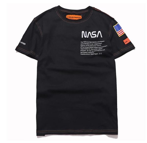 2019 cyber monday xmas day nasa x heron preston summer o-neck mens womens polos tshirts short sleeve black white mens t shirts, White;black
2019 cyber monday xmas day nasa x heron preston summer o-neck mens womens polos tshirts short sleeve black white mens t shirts, White;black