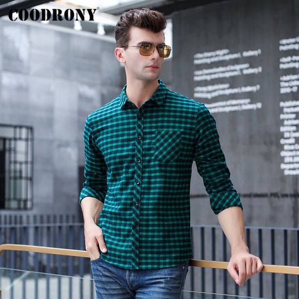 coodrony марка рубашка мода plaid длинные мужские мужские рубашки рукава весна осень бизнес повседневный камиза masculina с карманный c6001, White;black
coodrony марка рубашка мода plaid длинные мужские мужские рубашки рукава весна осень бизнес повседневный камиза masculina с карманный c6001, White;black