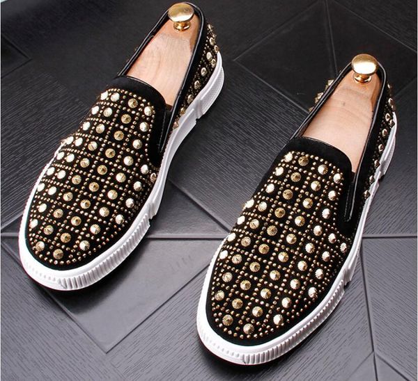new arrival men boat shoes fashion round toe brush color slip on loafer shoes night club man black rivets dress shoes bm1065
new arrival men boat shoes fashion round toe brush color slip on loafer shoes night club man black rivets dress shoes bm1065