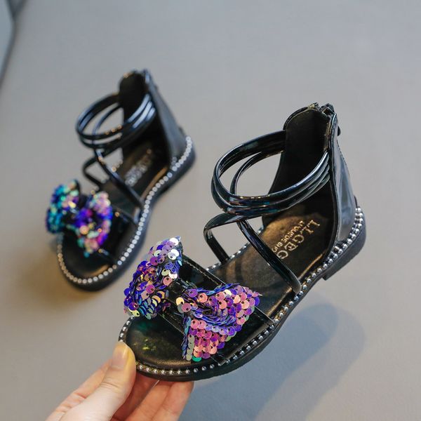 girls roman shoes 2020 summer new kids high-open-toe sandals children princess students sequin bow soft bottom wild sandals, Black;red
girls roman shoes 2020 summer new kids high-open-toe sandals children princess students sequin bow soft bottom wild sandals, Black;red