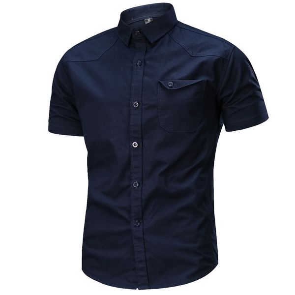 men's shirts casual fashion pure color cotton short sleeve loose blouse men camisas de hombre mens dress shirts, White;black
men's shirts casual fashion pure color cotton short sleeve loose blouse men camisas de hombre mens dress shirts, White;black