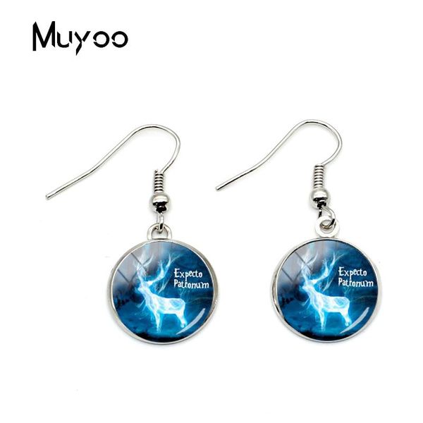 2019 new design vintage white owl deathly hallows earrings patronus expecto earring glass dome earrings for women, Silver
2019 new design vintage white owl deathly hallows earrings patronus expecto earring glass dome earrings for women, Silver