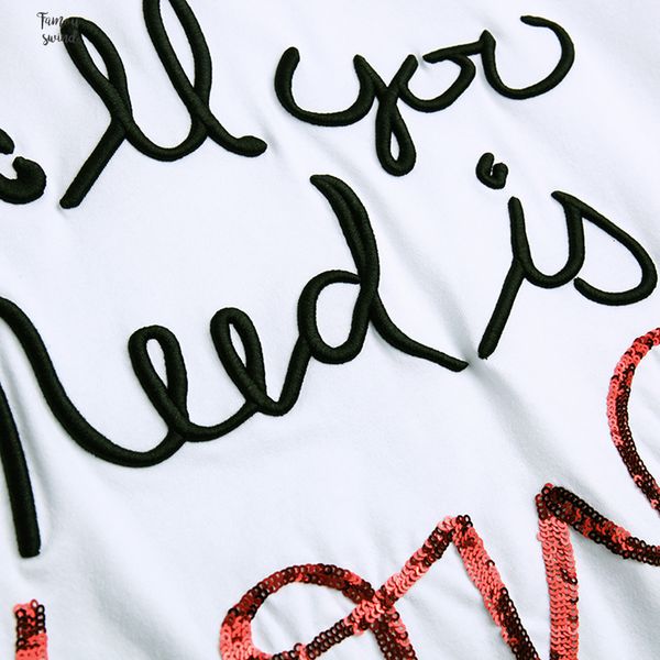summer t shirt sequin tees embroidery funny letter print women black white o neck cotton t shirt femme new
summer t shirt sequin tees embroidery funny letter print women black white o neck cotton t shirt femme new