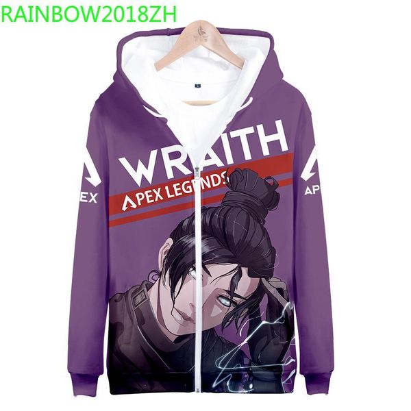 2019european and american fashion apex legends game anime 3d digital color printing men's and women's hoodies couple casual wear, Black
2019european and american fashion apex legends game anime 3d digital color printing men's and women's hoodies couple casual wear, Black
