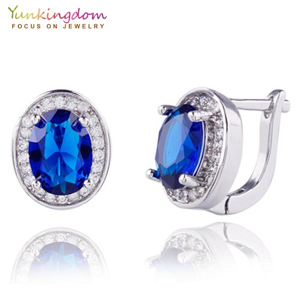 yunkingdom brand oval blue cubic zirconia fashion hoop earrings for women jewelry wholesale h0056, Golden;silver
yunkingdom brand oval blue cubic zirconia fashion hoop earrings for women jewelry wholesale h0056, Golden;silver