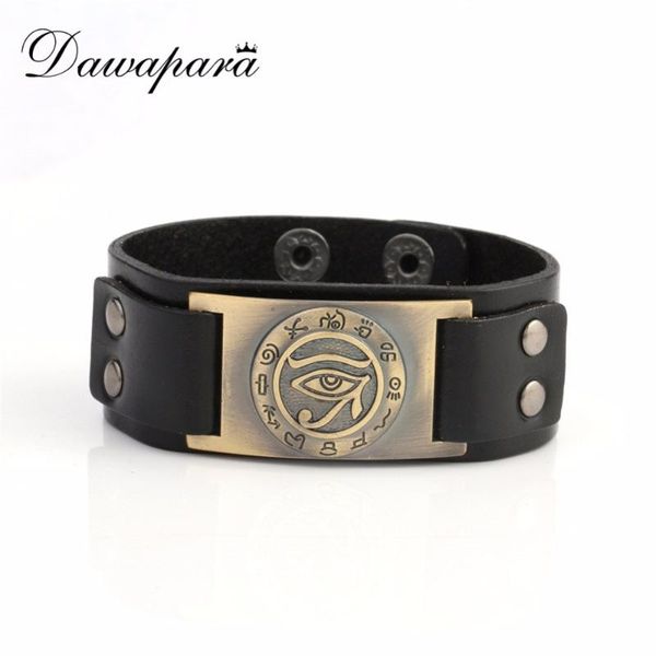 dawapara trendy religious egyptian eye of ra horus udjat evil eye snap clasp leather bracelet, Red;blue
dawapara trendy religious egyptian eye of ra horus udjat evil eye snap clasp leather bracelet, Red;blue