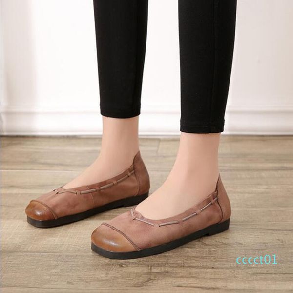 casual vintage genuine leather women flat singles spring summer new handmade pregnant woman dance shoes comfortable soft ct01, Red;white
casual vintage genuine leather women flat singles spring summer new handmade pregnant woman dance shoes comfortable soft ct01, Red;white