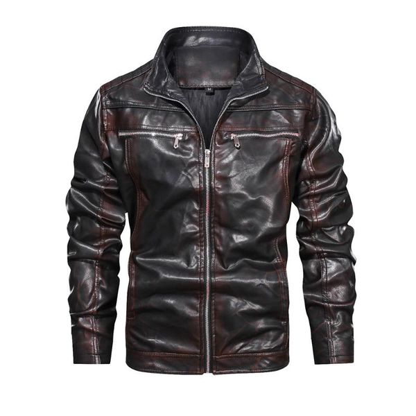 faux leather jacket motorcycle leather pu baseball biker jacket coat autumn winter outwear windbreaker male pu jackets, Black
faux leather jacket motorcycle leather pu baseball biker jacket coat autumn winter outwear windbreaker male pu jackets, Black