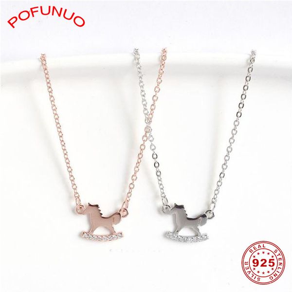 pofunuo 925 sterling silver minimalist art chic necklaces women cute mini horse zircon setting pendant rose gold necklace
pofunuo 925 sterling silver minimalist art chic necklaces women cute mini horse zircon setting pendant rose gold necklace