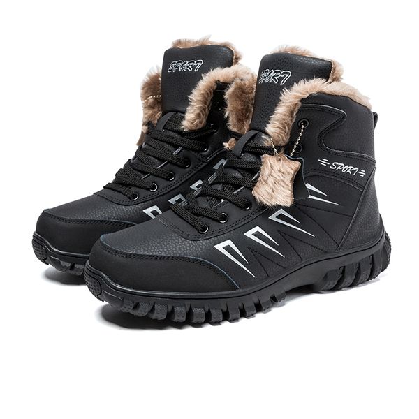 new style winter men boots waterproof snow boots male fashion warm breathable short ankle shoes men plus size 39-48 zapato, Black
new style winter men boots waterproof snow boots male fashion warm breathable short ankle shoes men plus size 39-48 zapato, Black