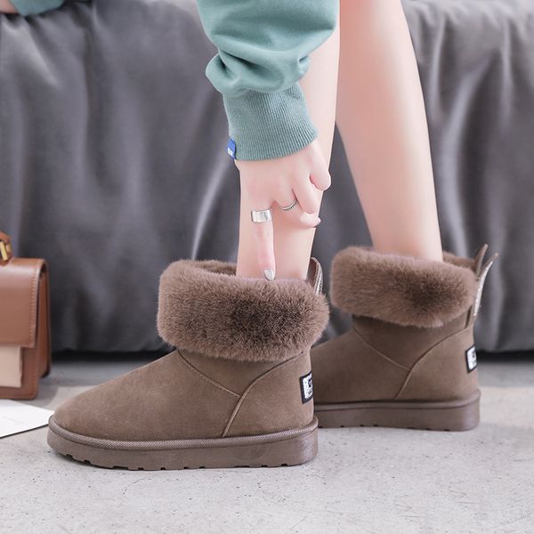 mairu 2019 winter cotton shoes warm and comfortable fabric snow boots australia boots, Black
mairu 2019 winter cotton shoes warm and comfortable fabric snow boots australia boots, Black