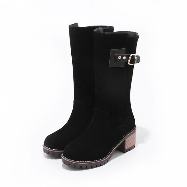 plus size ankle boots for women platform mid heels female shoes woman buckle short boot casual ladies footwear high quality, Black
plus size ankle boots for women platform mid heels female shoes woman buckle short boot casual ladies footwear high quality, Black