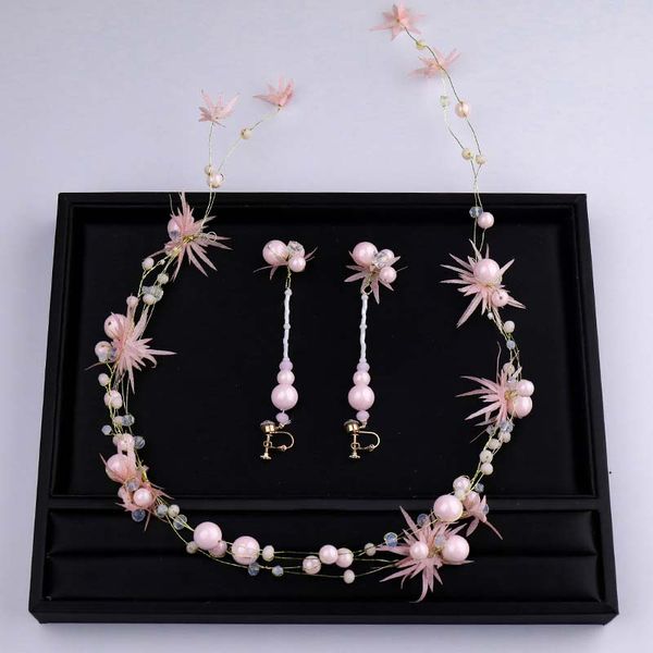 pink crystal pearl headband earrings set flower bridal tiaras headpiece girl kids party wedding hair accessories jewelry sets lb, Slivery;golden
pink crystal pearl headband earrings set flower bridal tiaras headpiece girl kids party wedding hair accessories jewelry sets lb, Slivery;golden
