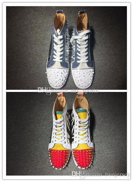 red bottoms suede spike crystal leather triple blue white black yellow red casual shoes new designer fashion sport sneakers high shoes
red bottoms suede spike crystal leather triple blue white black yellow red casual shoes new designer fashion sport sneakers high shoes
