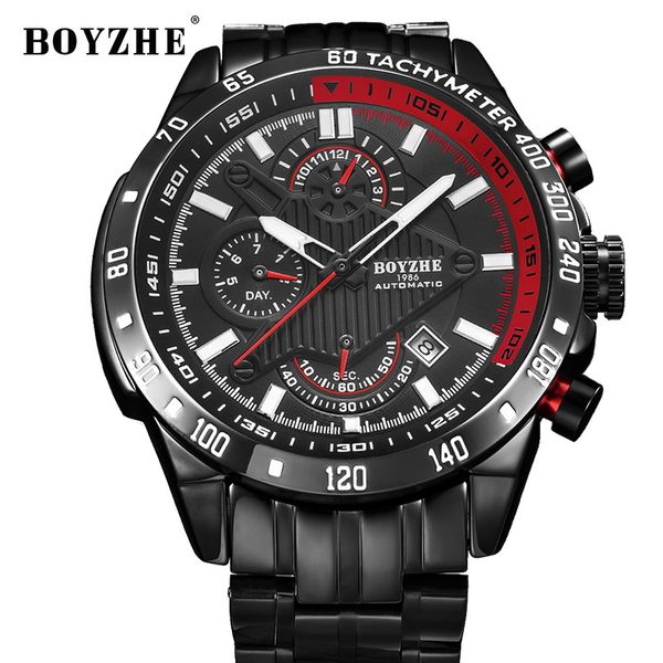 men automatic watch luxury wristwatch for men chronograph mechanical sport self-wind watches mens relogio masculino boyzhe, Slivery;brown
men automatic watch luxury wristwatch for men chronograph mechanical sport self-wind watches mens relogio masculino boyzhe, Slivery;brown
