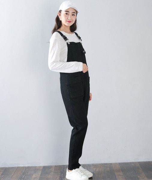 spring tide fashion adjustable straps women denim overalls vintage solid pockets loose jeans casual plus size pants, Blue
spring tide fashion adjustable straps women denim overalls vintage solid pockets loose jeans casual plus size pants, Blue