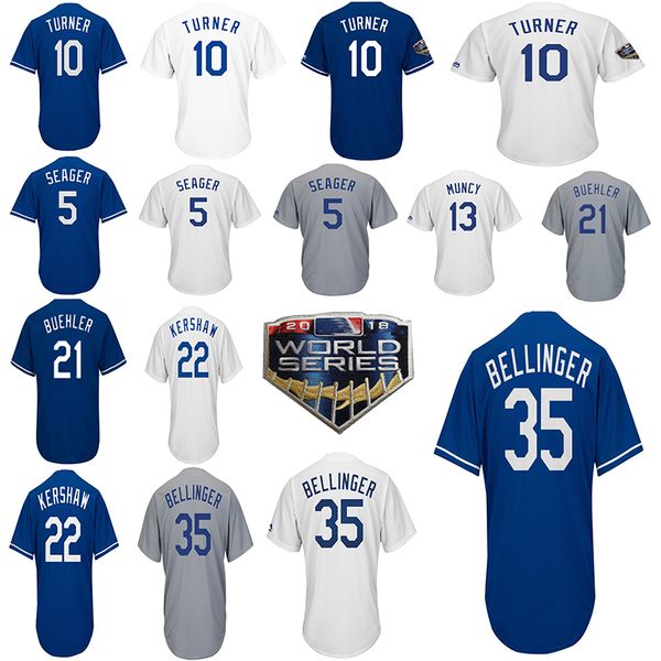 Los Angeles 22 Clayton Kershaw Dodgers Jersey 35 Cody Bellinger 10 Justin Turner 21 Walker Buehler 5 Corey Seager LA 2019 Baseball Jerseys
Los Angeles 22 Clayton Kershaw Dodgers Jersey 35 Cody Bellinger 10 Justin Turner 21 Walker Buehler 5 Corey Seager LA 2019 Baseball Jerseys