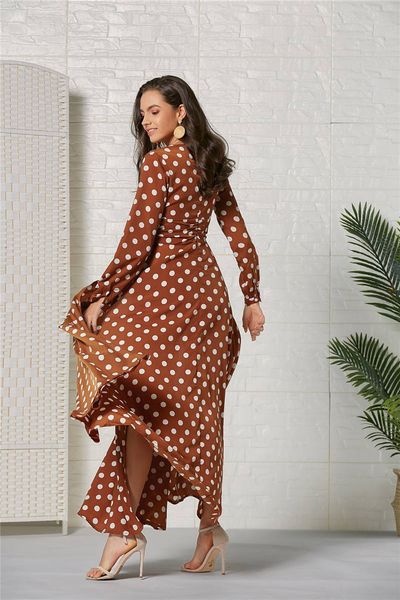 wommens designer long split dresses wave point print casual dresses long sleeve female clothing new arrival, Black;gray
wommens designer long split dresses wave point print casual dresses long sleeve female clothing new arrival, Black;gray
