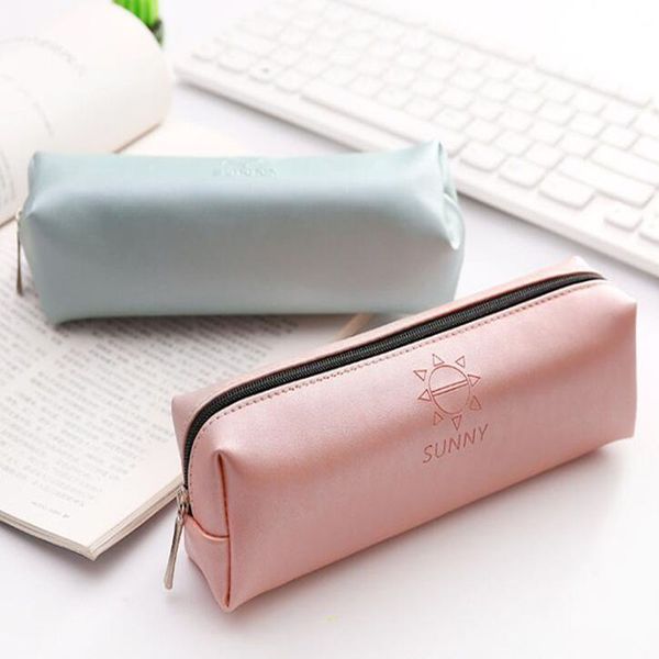 fashion solid simple cosmetic bag case pu make up bags organizer for cosmetics stationery supplies bag
fashion solid simple cosmetic bag case pu make up bags organizer for cosmetics stationery supplies bag