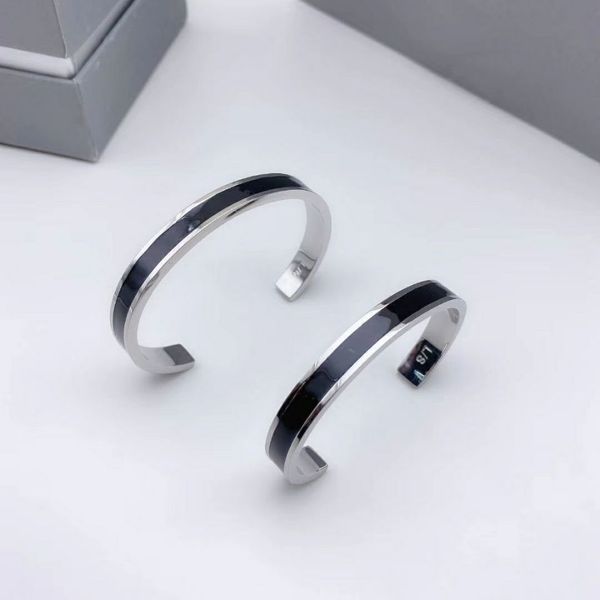 brand 316l titanium steel bangle brand name for women and man wedding jewelry ing, Black 
brand 316l titanium steel bangle brand name for women and man wedding jewelry ing, Black