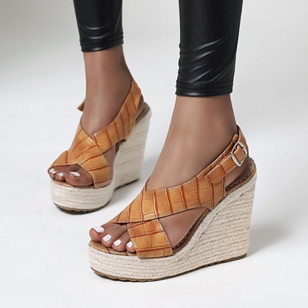 sandals fanyuan size 34-43 women wedges platform buckle ladies shoes solid color summer dress black brown
sandals fanyuan size 34-43 women wedges platform buckle ladies shoes solid color summer dress black brown