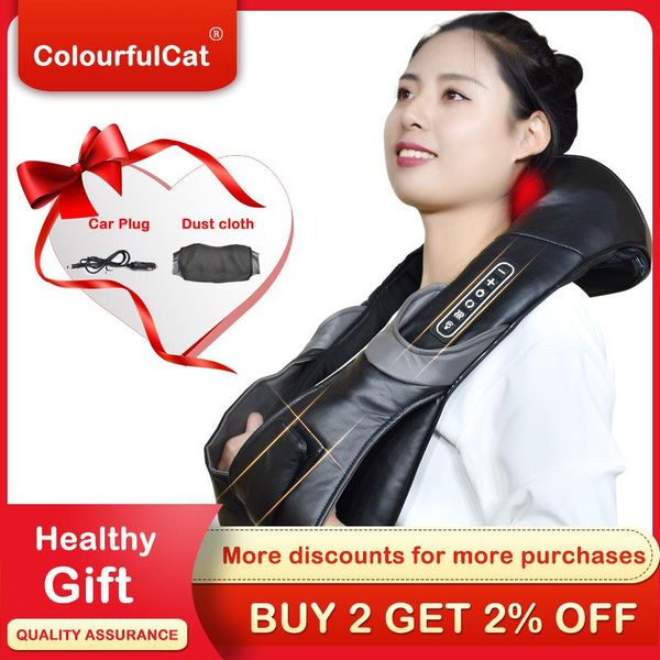 electric neck roller massager for back pain shiatsu infrared lamp massage pillow gua sha products body health care relaxation
electric neck roller massager for back pain shiatsu infrared lamp massage pillow gua sha products body health care relaxation