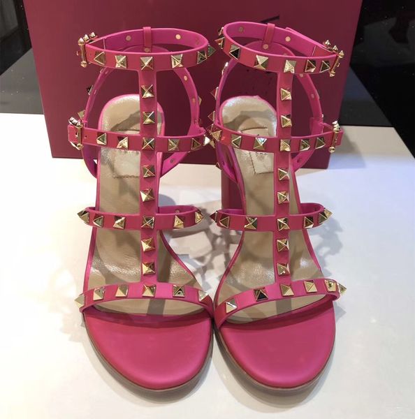 2020 fashion stud sandals genuine leather slingback pumps ladies high heels fashion rivets shoes party high heel 6.5/9.5, Black 
2020 fashion stud sandals genuine leather slingback pumps ladies high heels fashion rivets shoes party high heel 6.5/9.5, Black