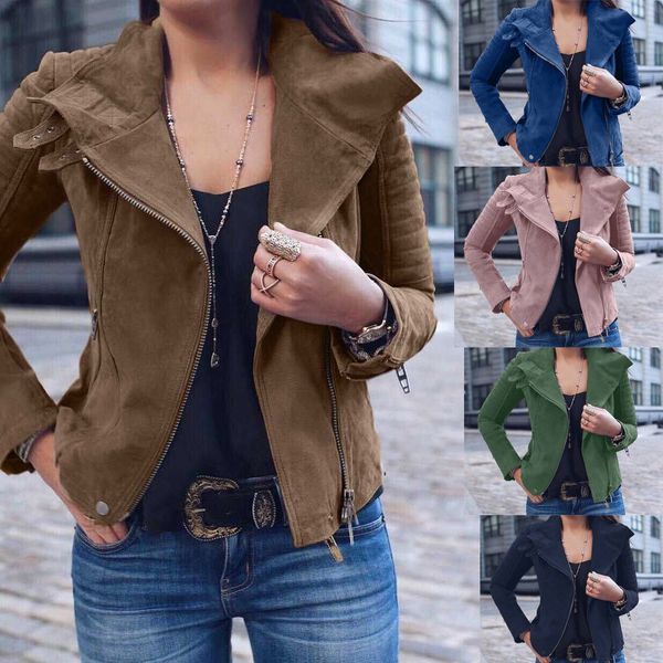 womens ladies retro rivet zipper up cool bomber jacket casual coat outwear cool, Tan;black
womens ladies retro rivet zipper up cool bomber jacket casual coat outwear cool, Tan;black