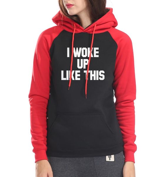 i woke up like this hoodies 2019 raglan long sleeve sweatshirts harajuku women's pullovers kpop fitness tracksuits femme hooded, Black
i woke up like this hoodies 2019 raglan long sleeve sweatshirts harajuku women's pullovers kpop fitness tracksuits femme hooded, Black