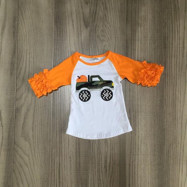 baby girl clothes girls halloween t shirts with pumpkin in the car print children girls cute raglans with ruffle, White
baby girl clothes girls halloween t shirts with pumpkin in the car print children girls cute raglans with ruffle, White