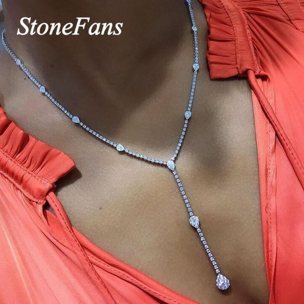 stonefans new fashion long tassel necklace rhinestone chain choker for women statement chunky y necklace chain crystal jewelry, Silver
stonefans new fashion long tassel necklace rhinestone chain choker for women statement chunky y necklace chain crystal jewelry, Silver